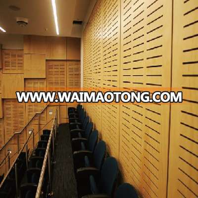 MDF art slotted wood acoustic wall panel