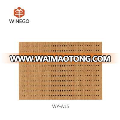 art wood decorative wooden perforated acoustic panel