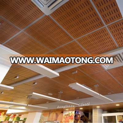 art wooden decorative ceiling slotted acoustic panel