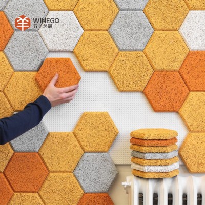 3D Glue on Wall Panel Tiles Decoration Acoustic Panel Construction & Decoration